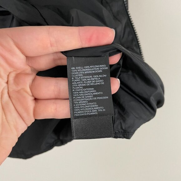 The North Face Black Tyndall Down Full Zip Puffer Coat Size Small - Picture 4 of 8